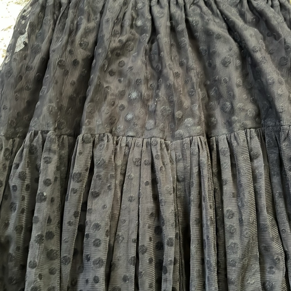 Batsheva Dotted Tulle Suspender Skirt/dress - Picture 3 of 11